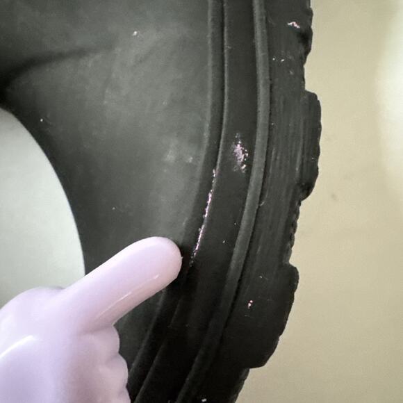 Kamik Raindrops Rain Boots Kids 3 Childrens Black Slip On Outerwear - Picture 8 of 11